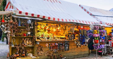 Weihnachtsmarkt im Rosarium