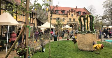 Ansicht Hof Ostermarkt im Gut Neumark