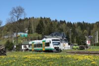 Vogtlandbahn-Regio-Shuttle bei Zwota