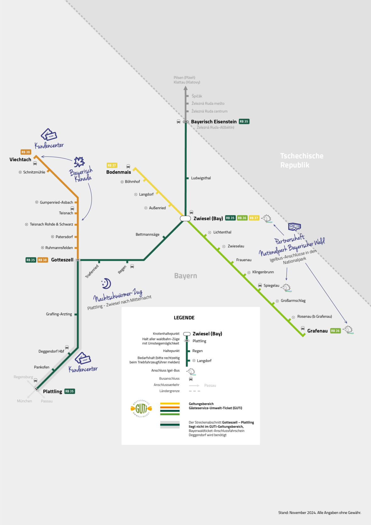 Streckennetz 2024 schematisch GU Ti