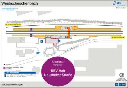 Verlegter SEV Windischeschenbach