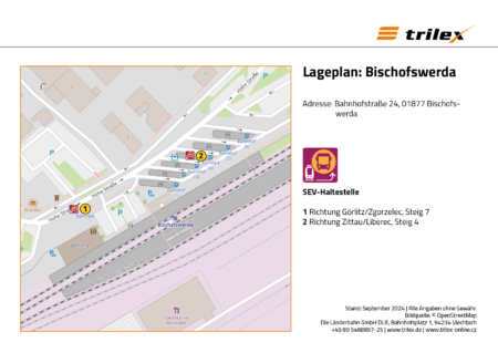 Bischofswerda Lageplan