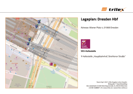 Dresden Hbf Lageplan