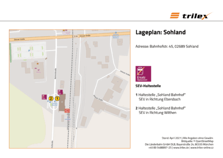 Sohland Lageplan