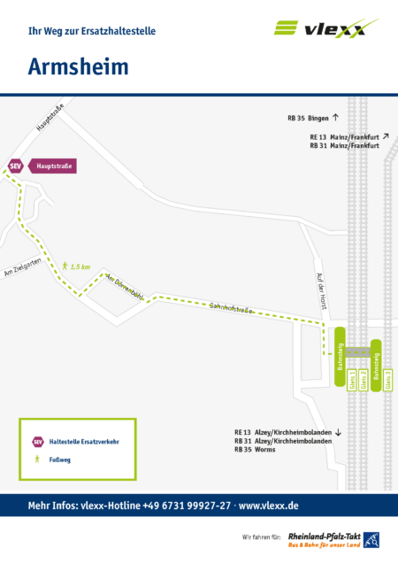 Armsheim Hauptstrasse Ersatzhaltestelle pdf