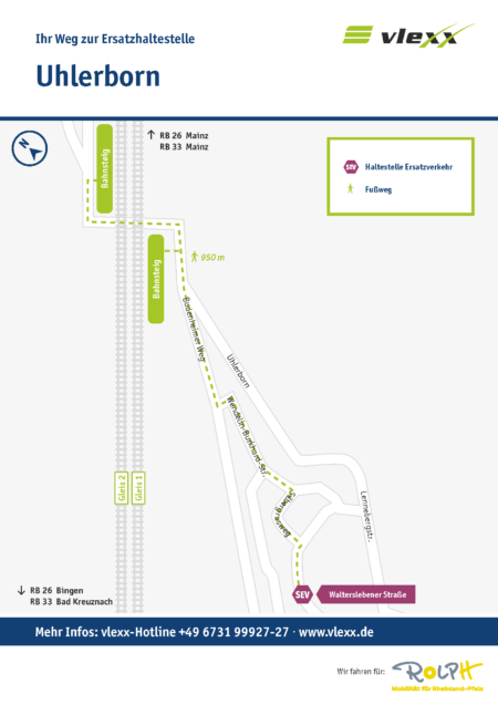 Uhlerborn Walterslebener Strasse Ersatzhaltestelle