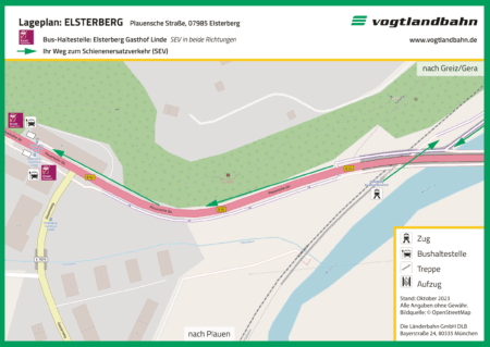 Lageplan Elsterberg Kunstseide